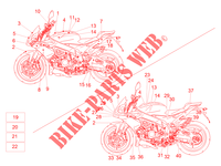 Aufkleber und Deko RAHMEN 1100 aprilia-motorrad TUONO 2020 44
