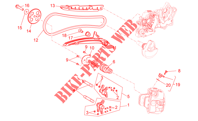 Vrd. Zylindersteuer für Aprilia NA Mana GT 2013