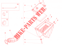 Filtergehäuse für Aprilia RS4 125 4T 2015