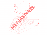 Hinteres schutzblech für Aprilia RSV4 1000 RR 2015