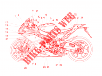 Deko für Aprilia RSV4 1000 RR Racer Pack 2015