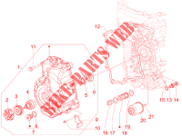 Schwungraddeckel   Ölfilter für Aprilia SR MAX 2013
