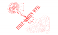 Hinterbremse   Bremsbackensatzen für Aprilia SR Motard 2T E3 2013